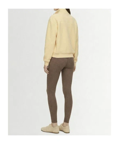 Varley Jaylin High Pile Fleece Half-zip Pullover In Brown