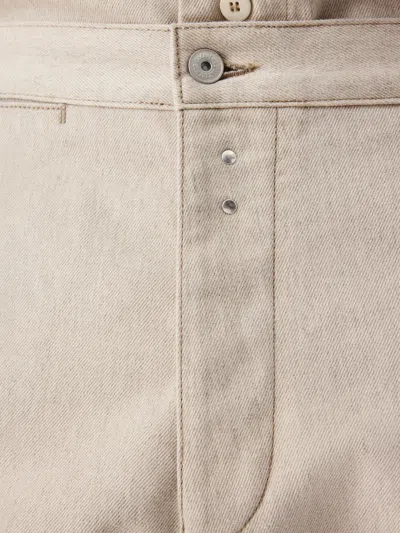 Jacquemus Belt Loop Jeans In Gold