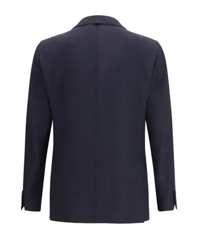 Lardini Single-breasted Blazer In Blue