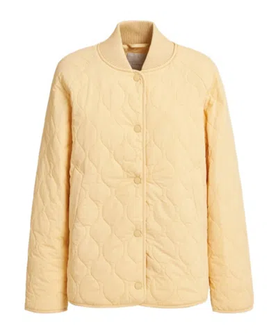 Varley Luca Quilted Jacket In Brown