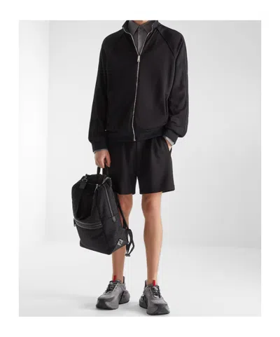 Fendi Sweatshirt In Black