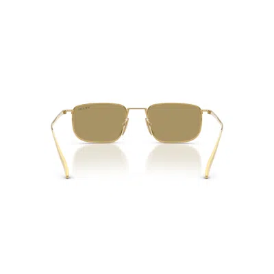 Prada Rectangle-frame Sunglasses In Gold
