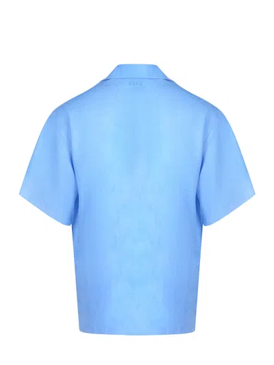 Msgm Shirt In Blue