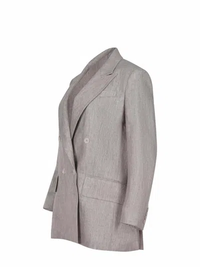 Max Mara Jacket "mxmolimpia1" In Gray