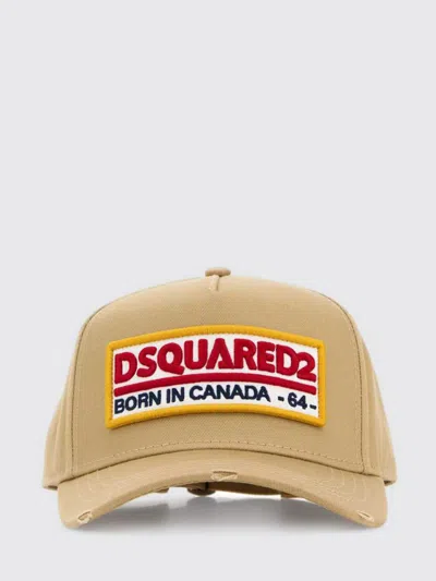 Dsquared2 Dsquared Baseball Hat With Logo Patch In Neutral