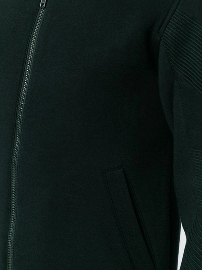Shop Helmut Lang Panelled Sleeve Bomber Jacket