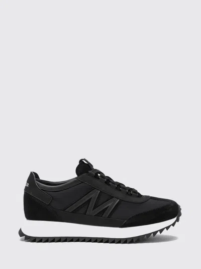 Moncler Pacey2 Suede And Nubuck Low-top Sneakers In Neutral