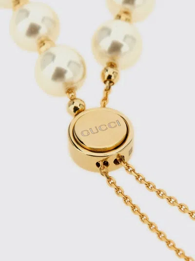 Gucci ' Interlocking' Necklace In Gold