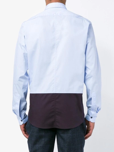 Shop Dries Van Noten Two-tone Shirt