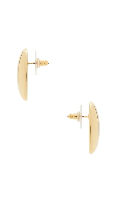 Baublebar Oval Statement Stud Earrings In Gold