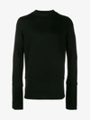 ANN DEMEULEMEESTER ELONGATED SLEEVE SWEATSHIRT