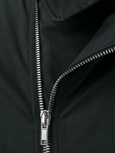 Shop Rick Owens Off Centre Zip Parka