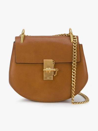 Chloé Drew Shoulder Bag In Brown