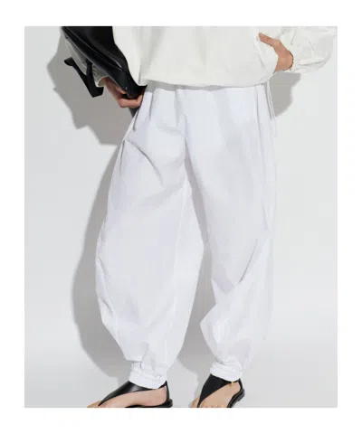 Rohe Róhe Balloon Drawstring Pants In White