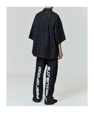 Essentials Work Logo Jeans In Black