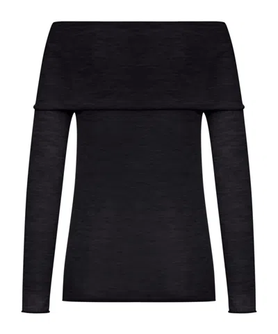 Roberto Collina Off-the-shoulder Pullover In Multi
