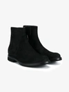 Rick Owens Creeper Distressed-suede Boots