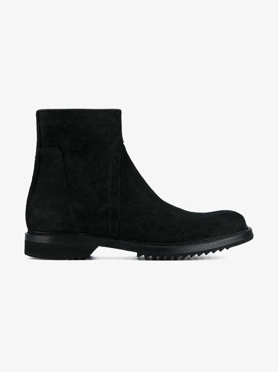 Rick Owens Creeper Distressed-suede Boots | ModeSens