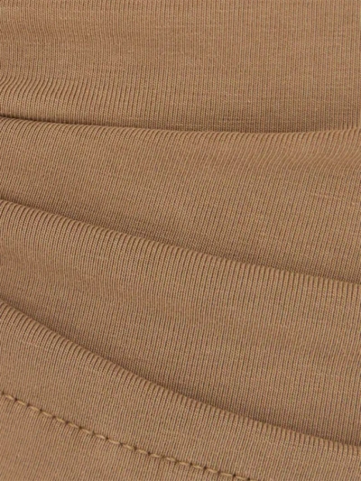 Entire Studios Micro Cropped T-shirt In Brown