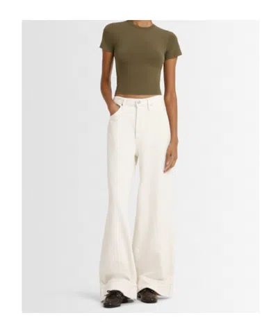 Entire Studios Micro Cropped T-shirt In Green