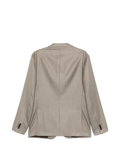 Corneliani Button Suit In Neutral