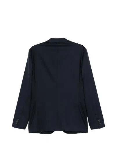 Corneliani Single-breasted Suit In Blue