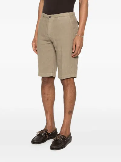 Corneliani Button Shorts In Neutral