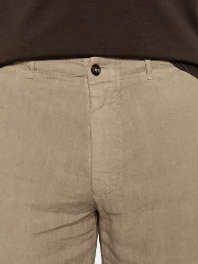 Corneliani Button Shorts In Neutral