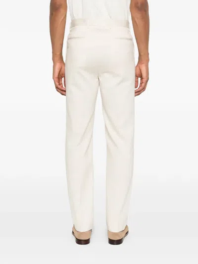 Corneliani Buttoned Trousers In White