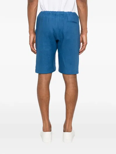 Kiton Drawstring Shorts In Blue