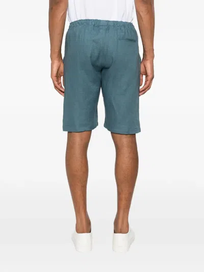 Kiton Drawstring Shorts In Blue