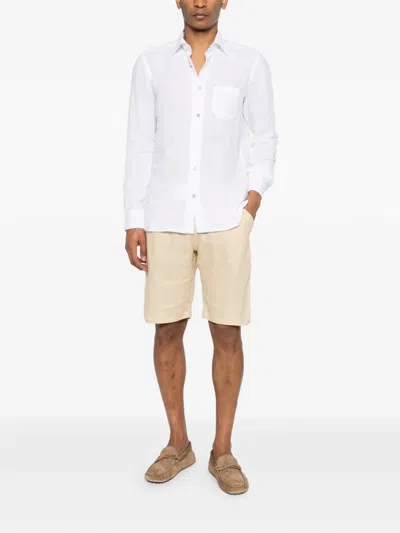 Kiton Drawstring Shorts In Neutral