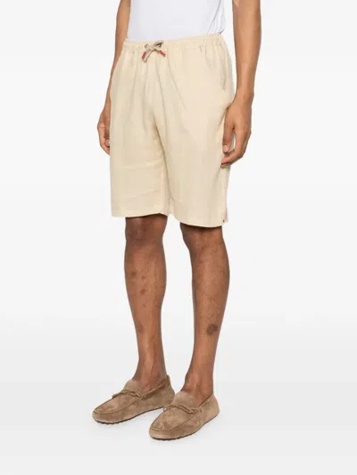Kiton Drawstring Shorts In Neutral
