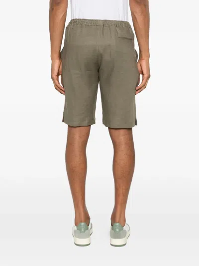 Kiton Drawstring Shorts In Green