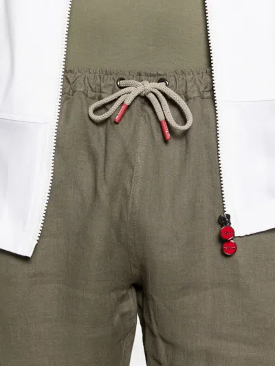 Kiton Drawstring Shorts In Green