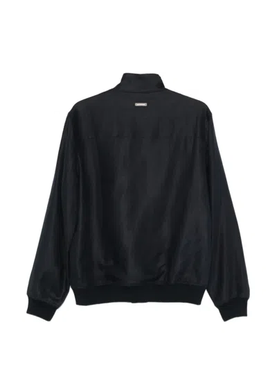 Peserico Button Flap-pocket Jacket In Black