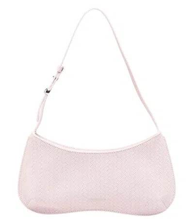 Jacquemus Le Bisou Suede-textured Shoulder Bag In Light Pink