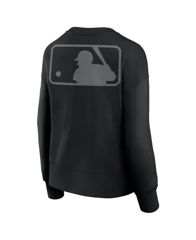 Fanatics Women's Black Mlb Elements Flow Pullover Sweatshirt In Black