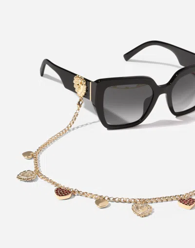 Dolce & Gabbana Devotion Sunglasses In Pink
