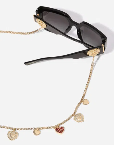 Dolce & Gabbana Devotion Sunglasses In Pink