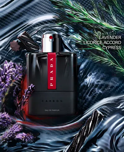 Prada Mens Luna Rossa Carbon Eau De Parfum 100ml In Black