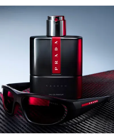 Prada Mens Luna Rossa Carbon Eau De Parfum 100ml In Black