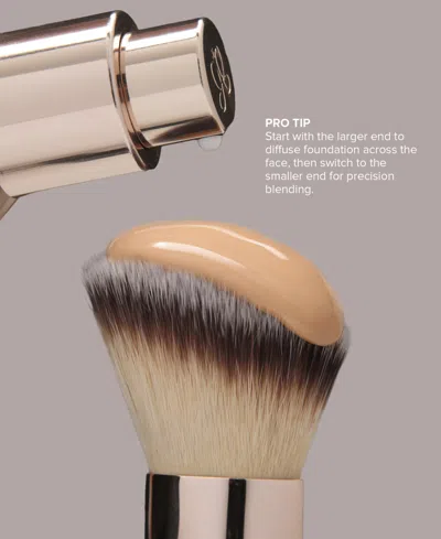 Anastasia Beverly Hills Impeccable Foundation And Face Brush In Transparent