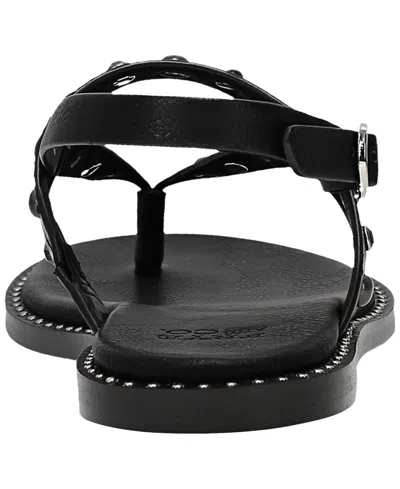 Frye And Co Bucky Studded Thong In Black