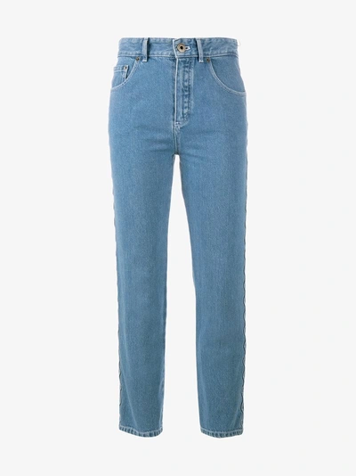 Shop Chloé Scalloped Jeans