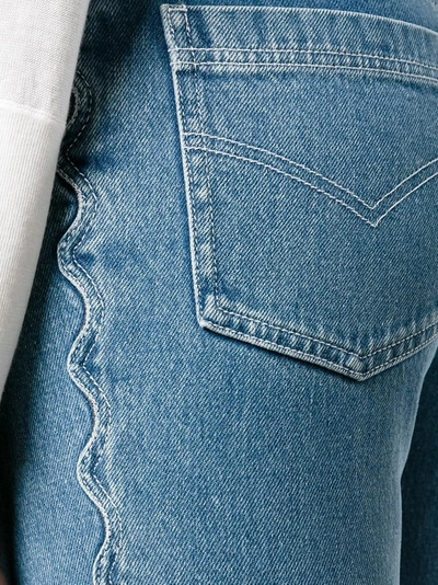 Shop Chloé Scalloped Jeans