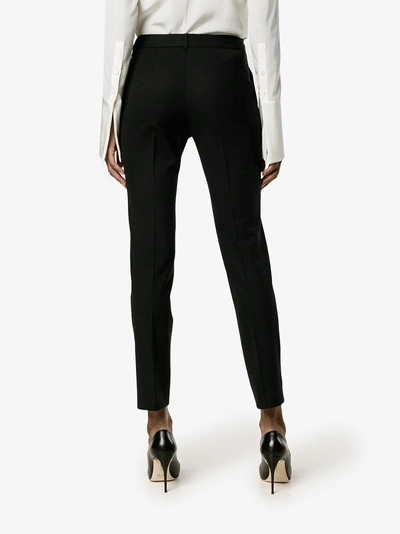 Shop Dolce & Gabbana Classic Slim Fit Trousers In Black