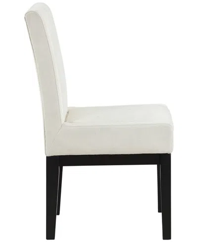 Macy's Macai 6-pc. Upholstered Side Chair Set In White