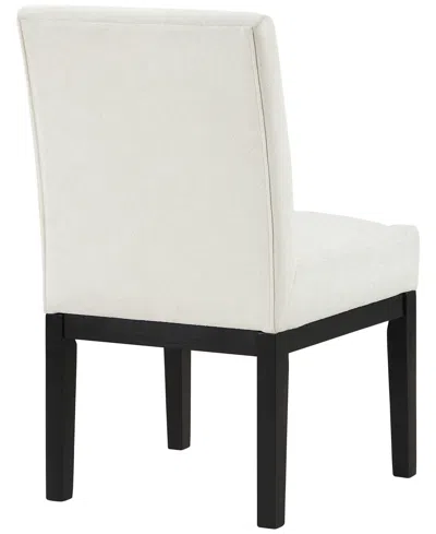 Macy's Macai 6-pc. Upholstered Side Chair Set In White