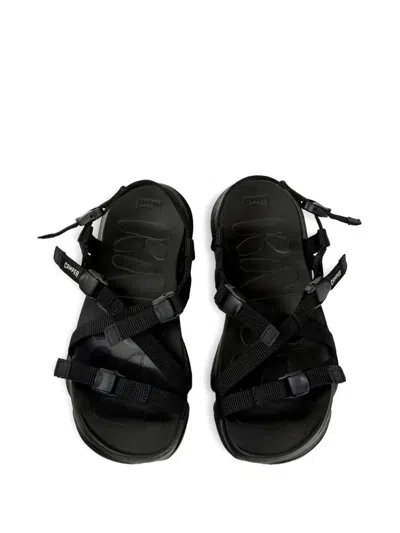 Camper Karst Strap Sandals In Black